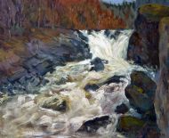 Rogie Falls in Spate